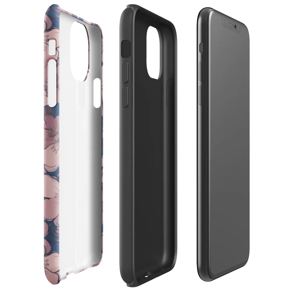 Blush Botanica on Tough Case for iPhone® — Right