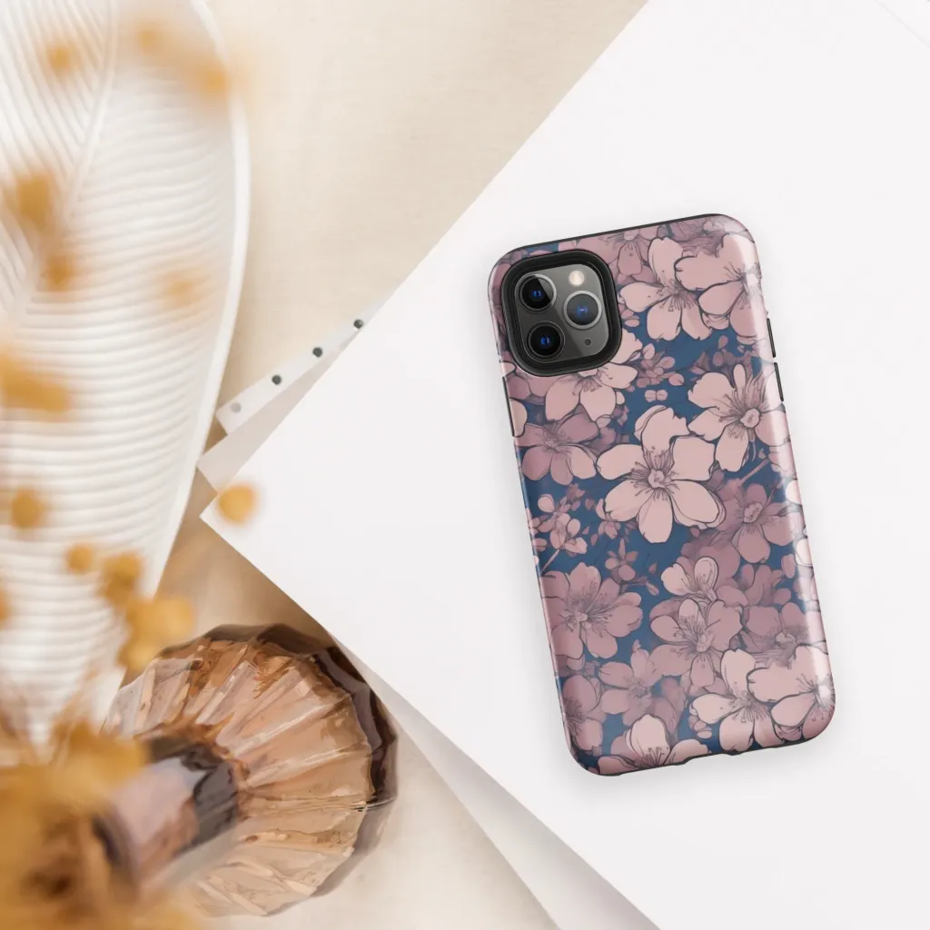 Blush Botanica on Tough Case for iPhone® — Front