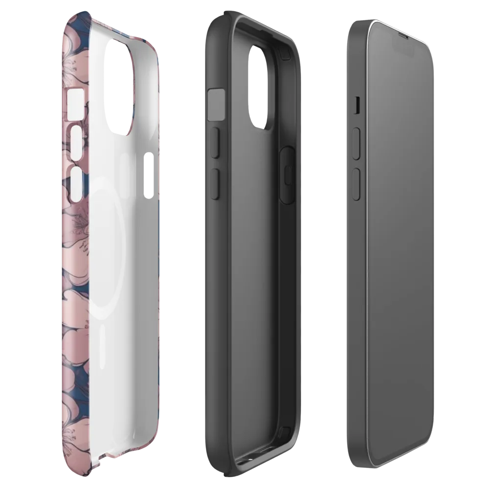 Blush Botanica on MagSafe Tough Case for iPhone® — Front