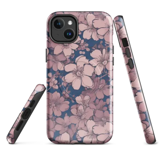 Blush Botanica on a MagSafe Tough Case for iPhone®