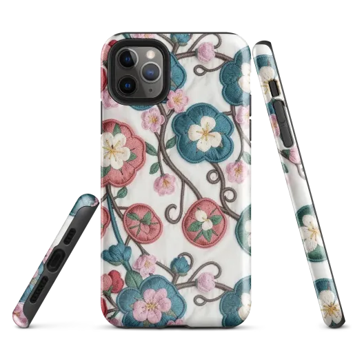 Embroidered Reverie on a Tough Case for iPhone®