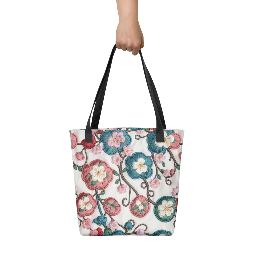 Embroidered Reverie on Tote Bag — Front