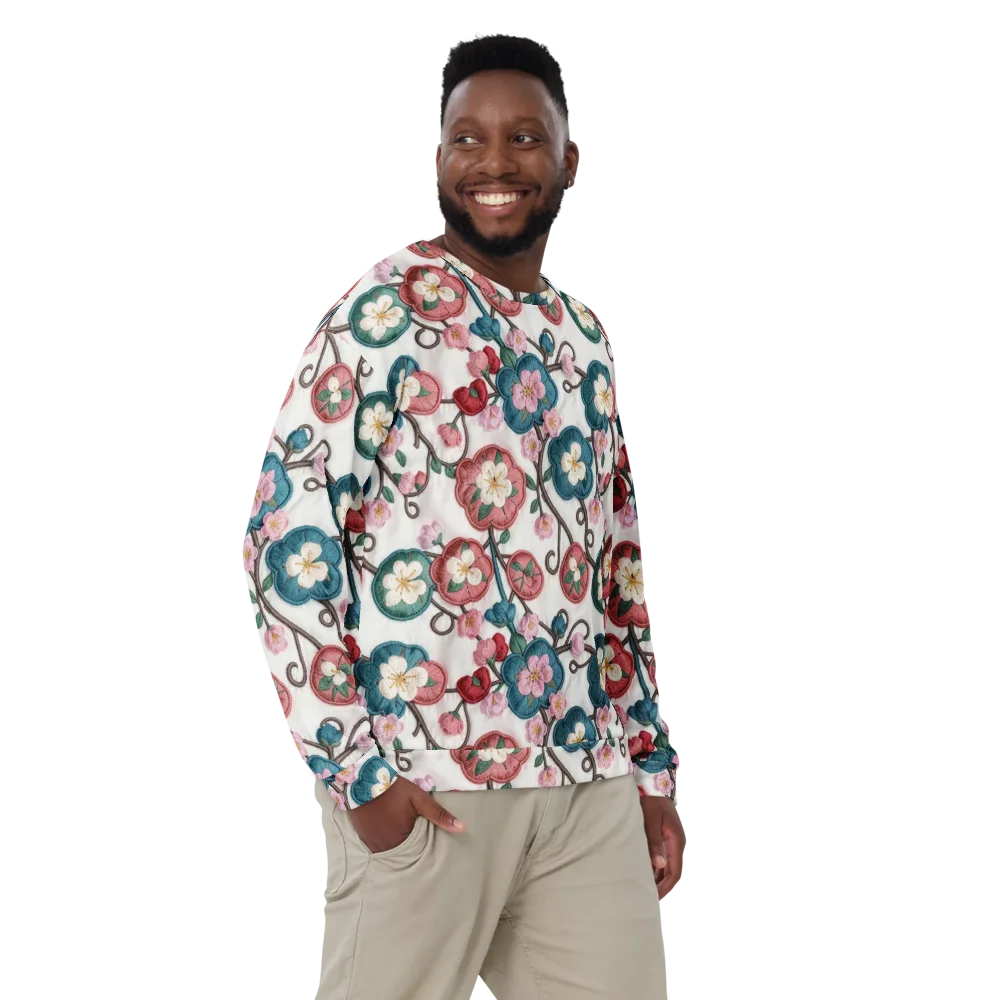 Embroidered Reverie on Sweatshirt — Front