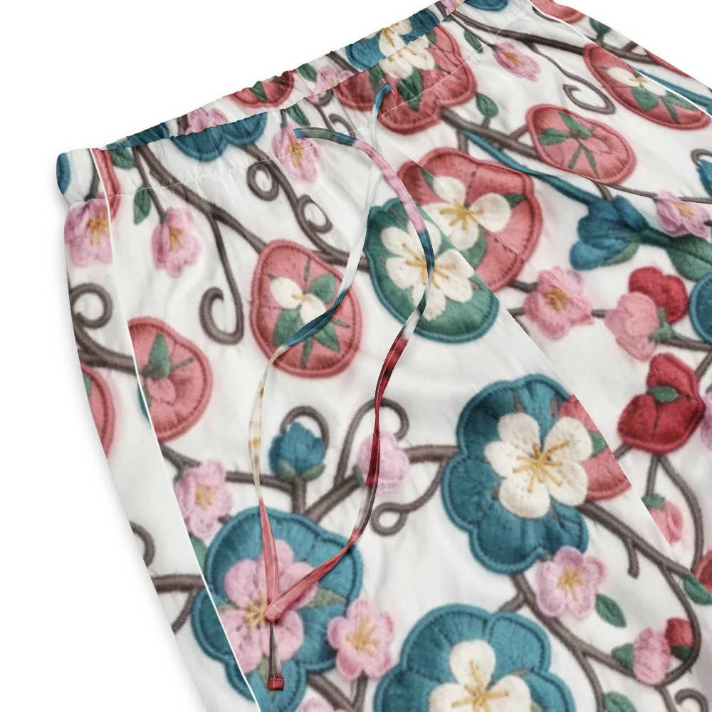 Embroidered Reverie on Women's Pajama Pants — Product details