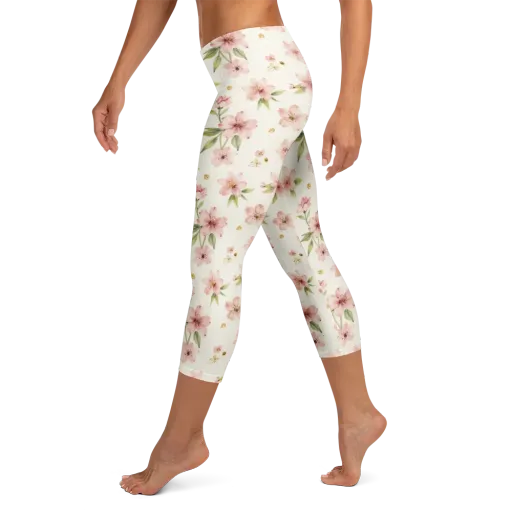 Petal Almanac on a Capri Leggings
