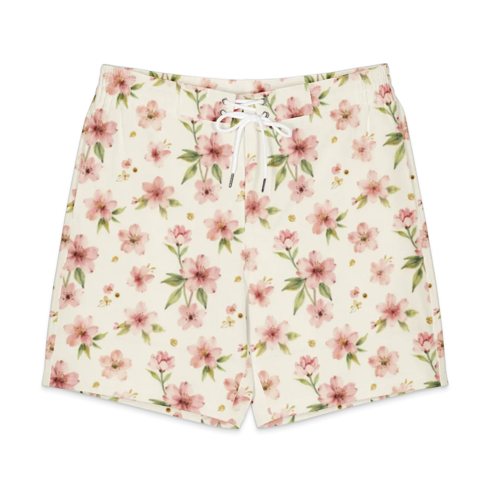 Petal Almanac on Men's Board Shorts — Front