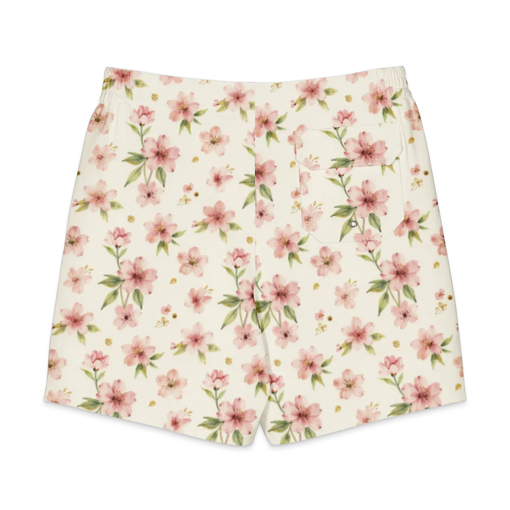 Petal Almanac on Men's Board Shorts — Back