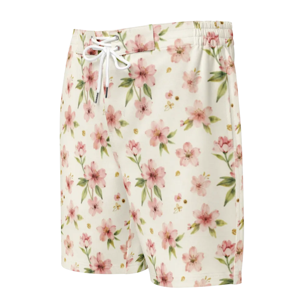 Petal Almanac on Men's Board Shorts — Front