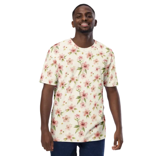Petal Almanac on a Men's Crew Neck T-Shirt