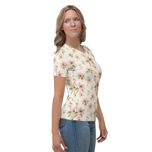 Petal Almanac on a Women's Crew Neck T-Shirt