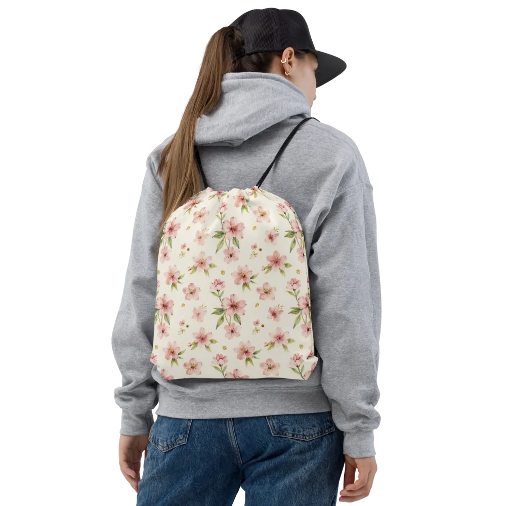 Petal Almanac on Drawstring Bag — Front