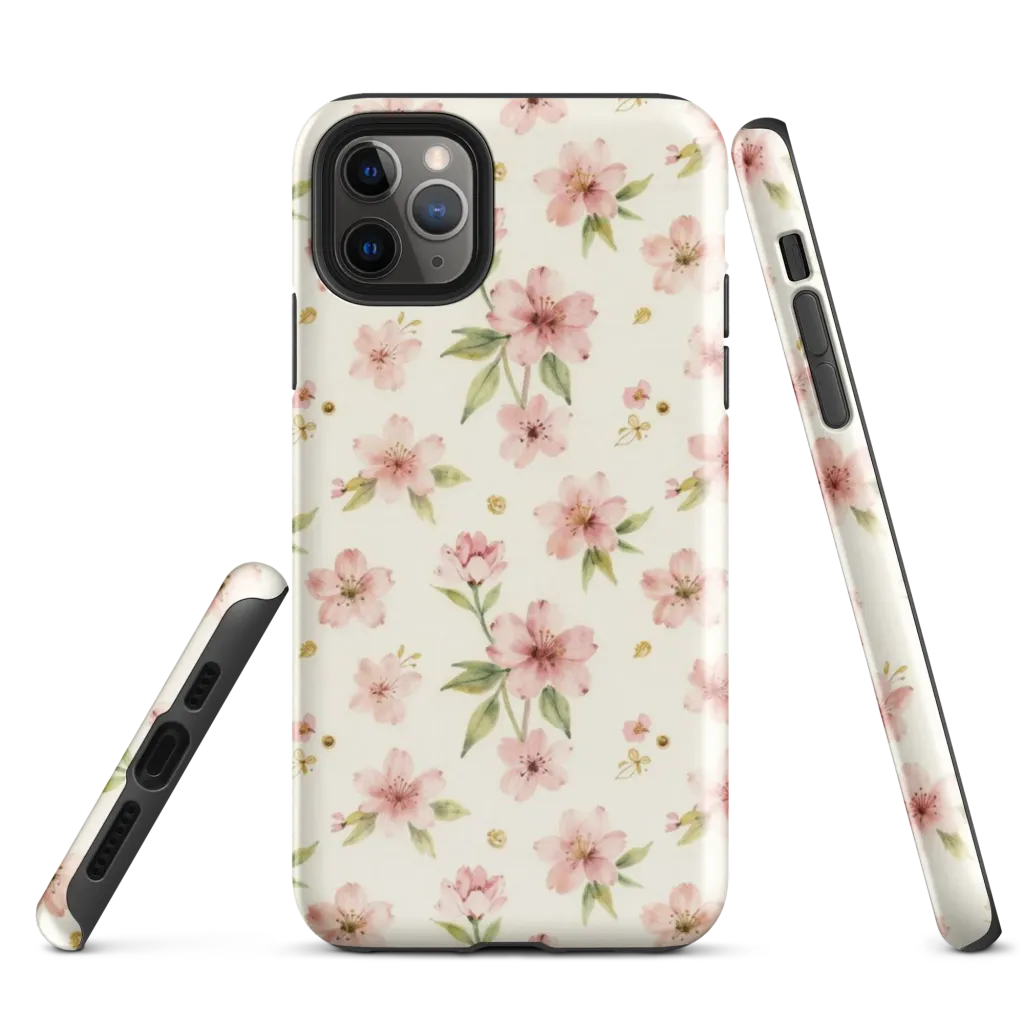 Petal Almanac on Tough Case for iPhone® — Front