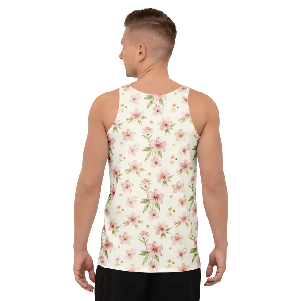 Petal Almanac on Men's Tank Top — Back
