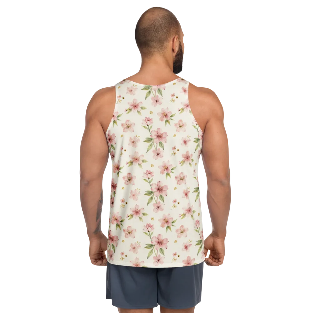 Petal Almanac on Men's Tank Top — Back