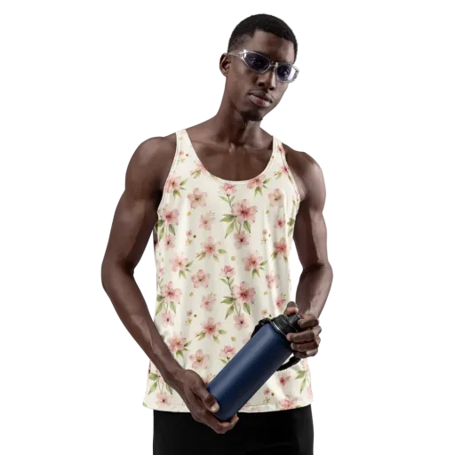 Petal Almanac on a Men's Tank Top