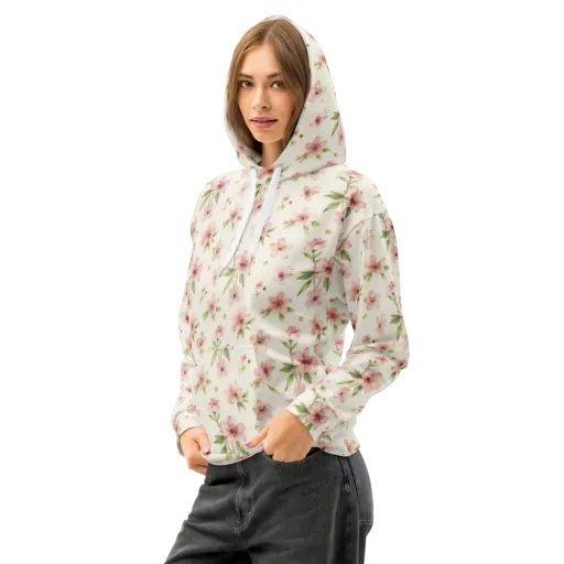 Petal Almanac on a Cotton Hoodie