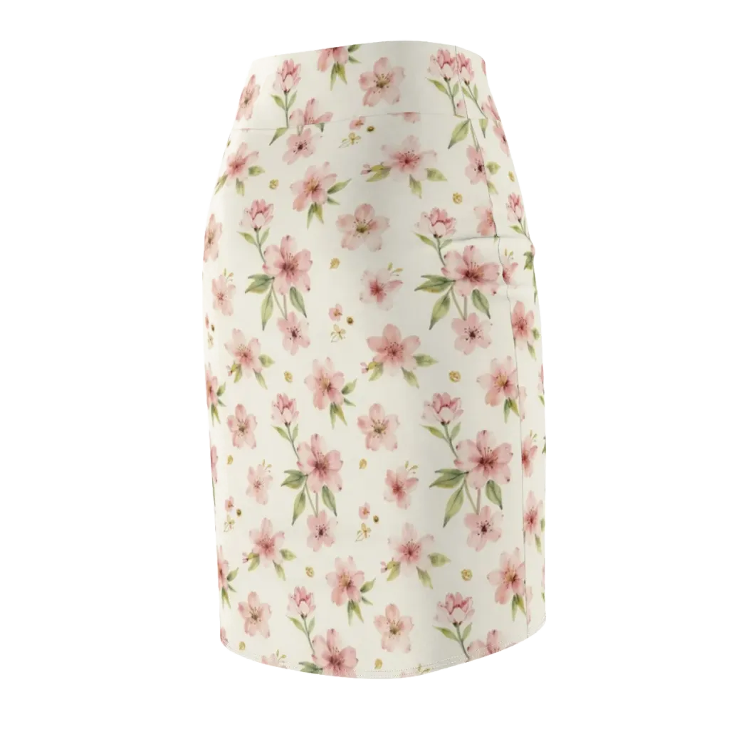 Petal Almanac on Pencil Skirt — Back Side