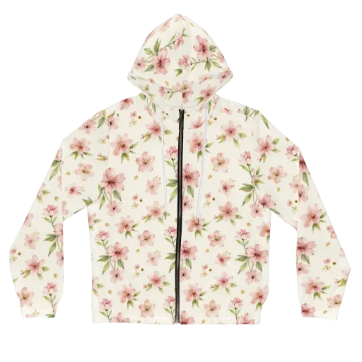 Petal Almanac on a Women's Full-Zip Hoodie