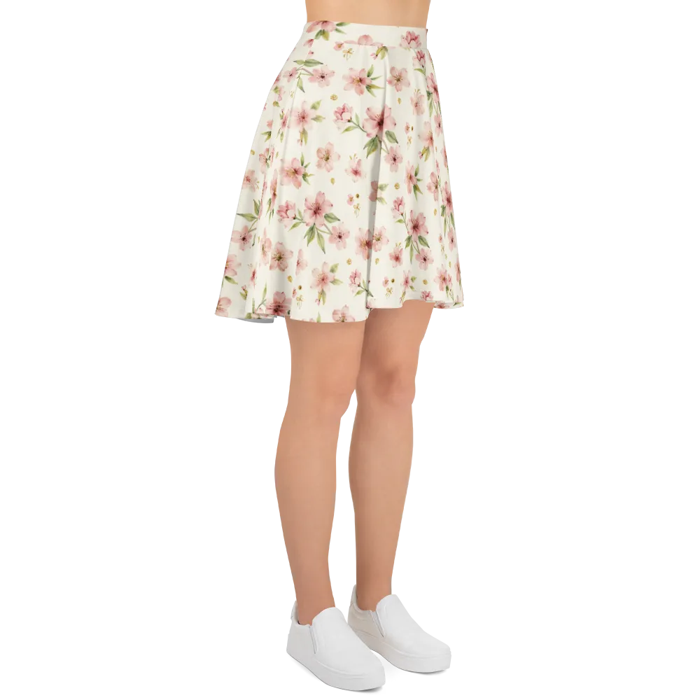 Petal Almanac on Skater Skirt — Right
