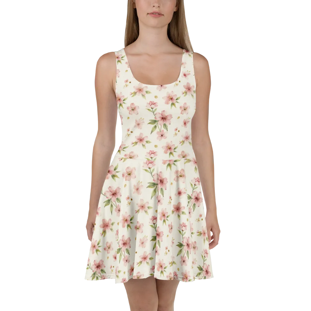 Petal Almanac on Skater Dress — Front