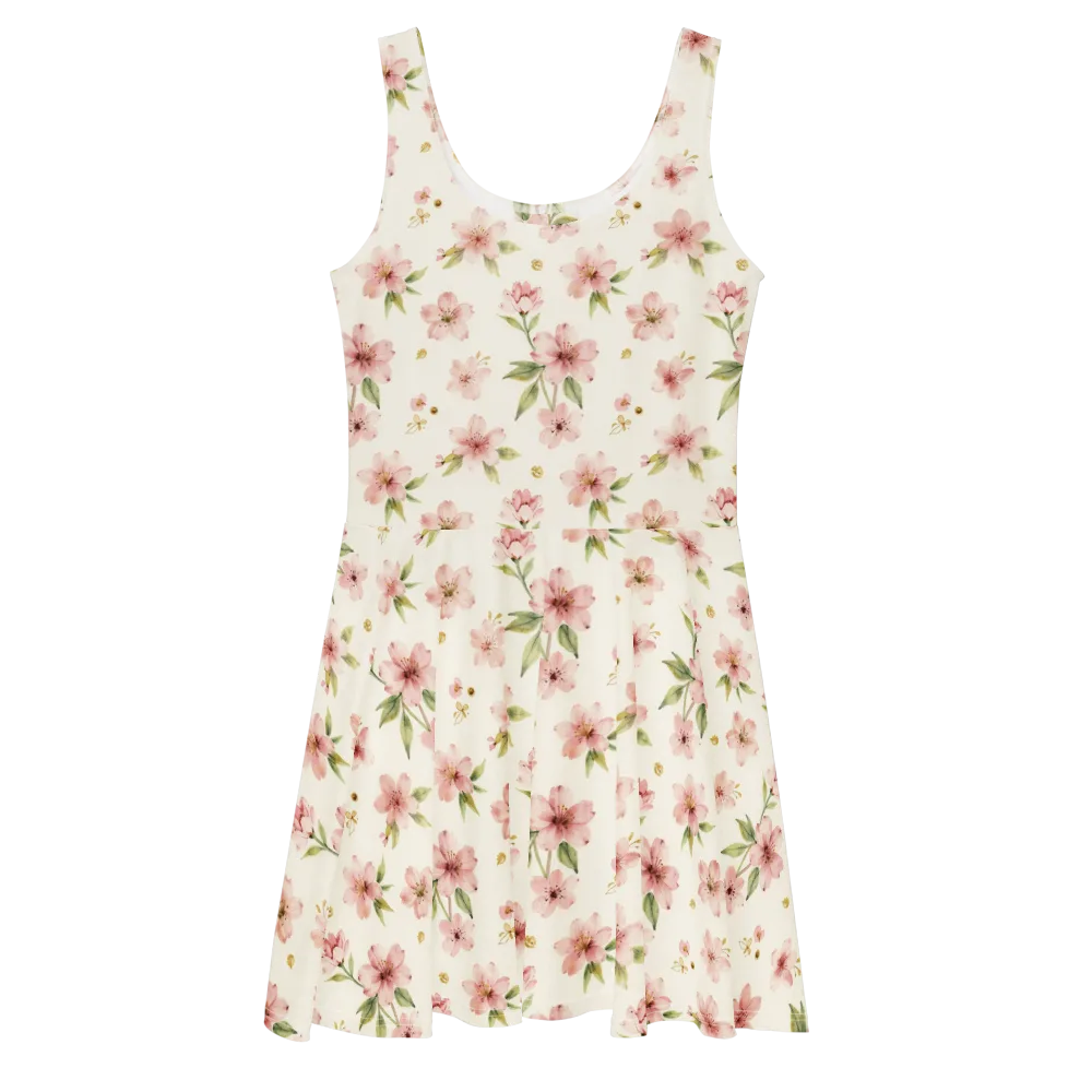 Petal Almanac on Skater Dress — Front