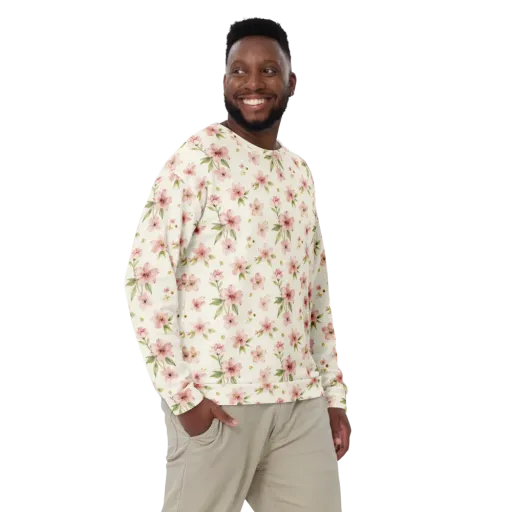 Petal Almanac on a Sweatshirt
