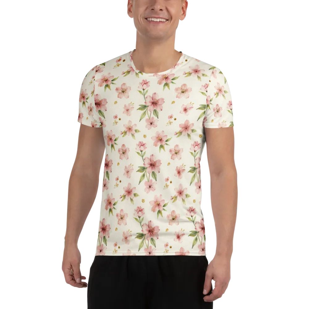 Petal Almanac on Men's Athletic T-Shirt — Front