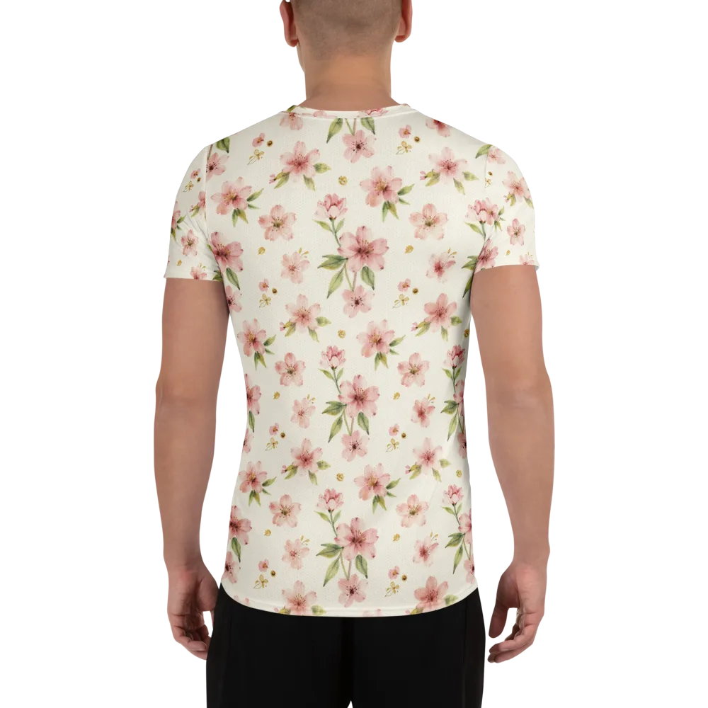 Petal Almanac on Men's Athletic T-Shirt — Back