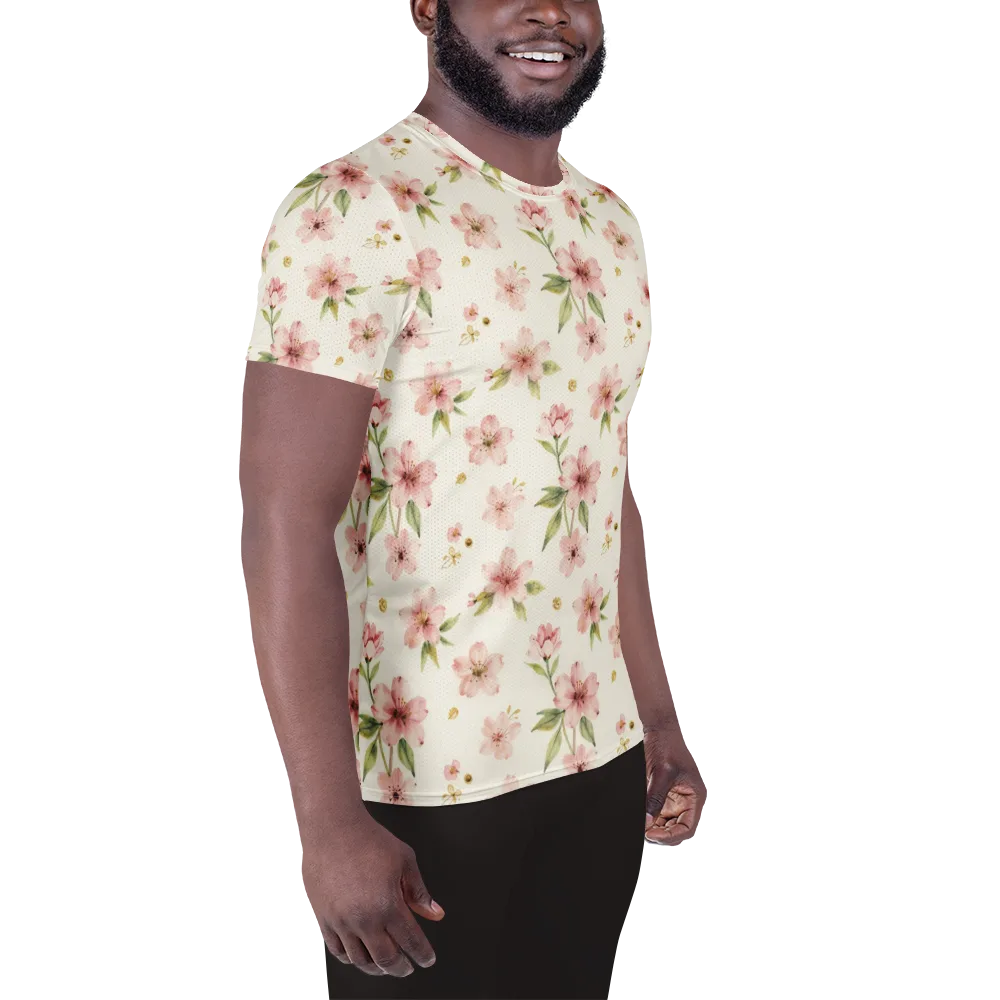 Petal Almanac on Men's Athletic T-Shirt — Right