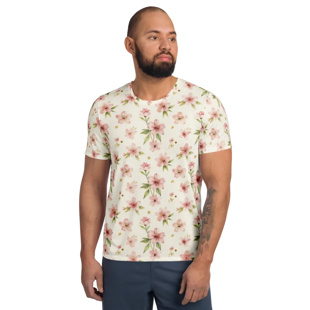 Petal Almanac on Men's Athletic T-Shirt — Front