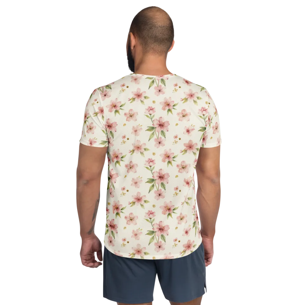 Petal Almanac on Men's Athletic T-Shirt — Back