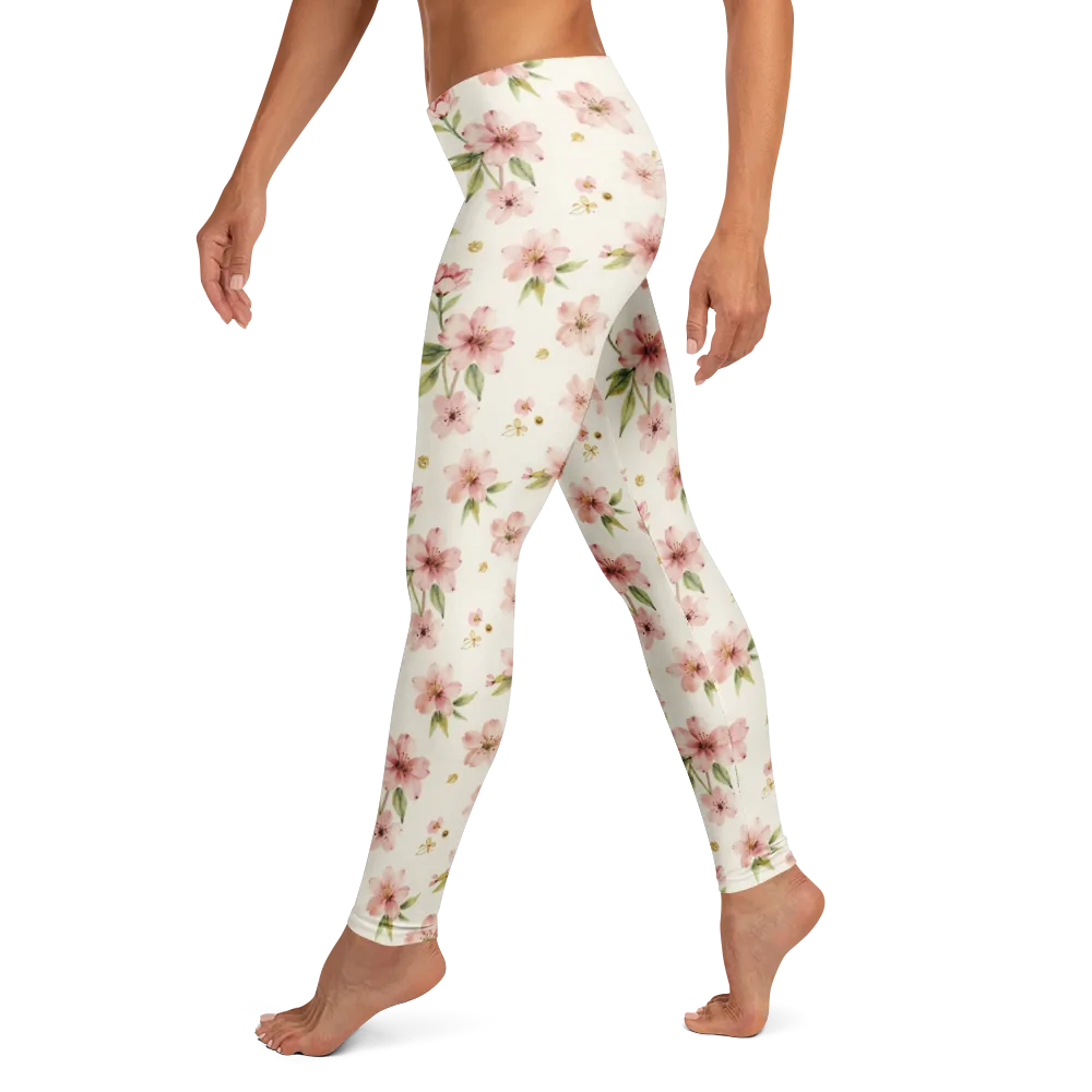 Petal Almanac on Leggings — Left