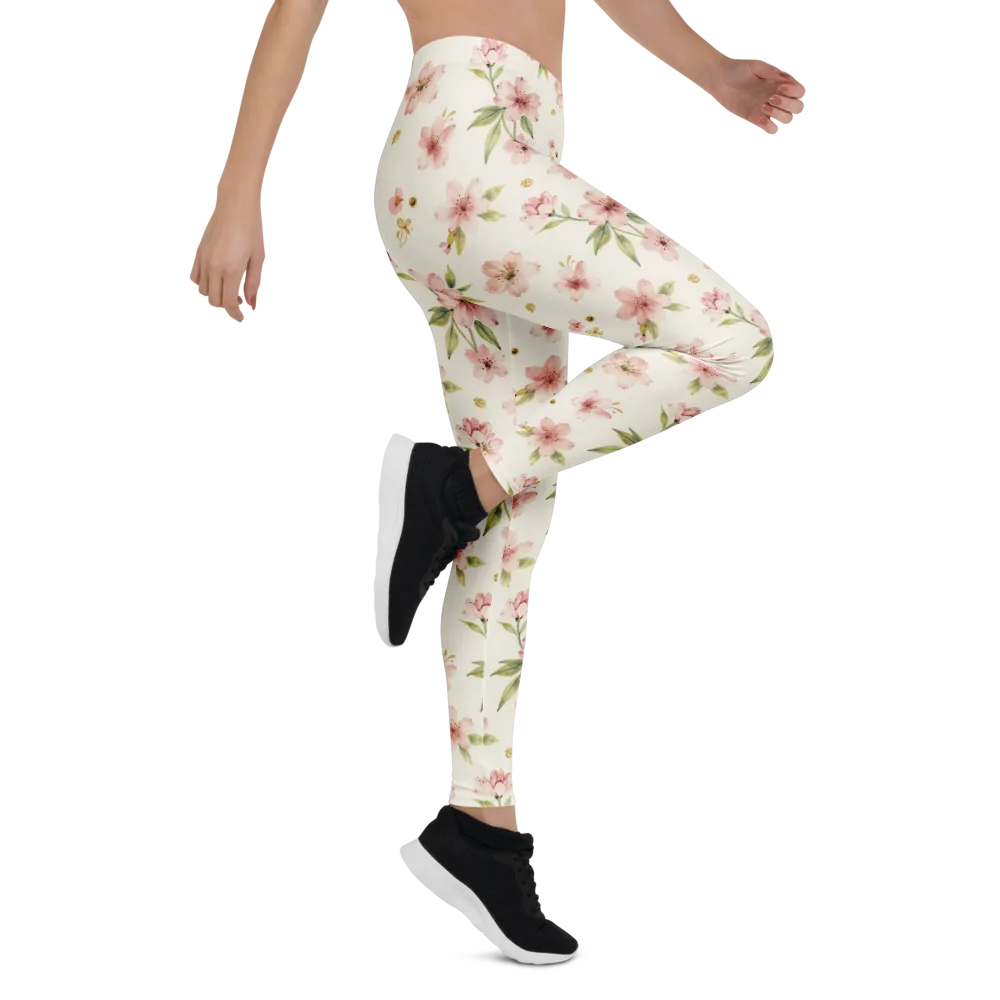 Petal Almanac on Leggings — Right