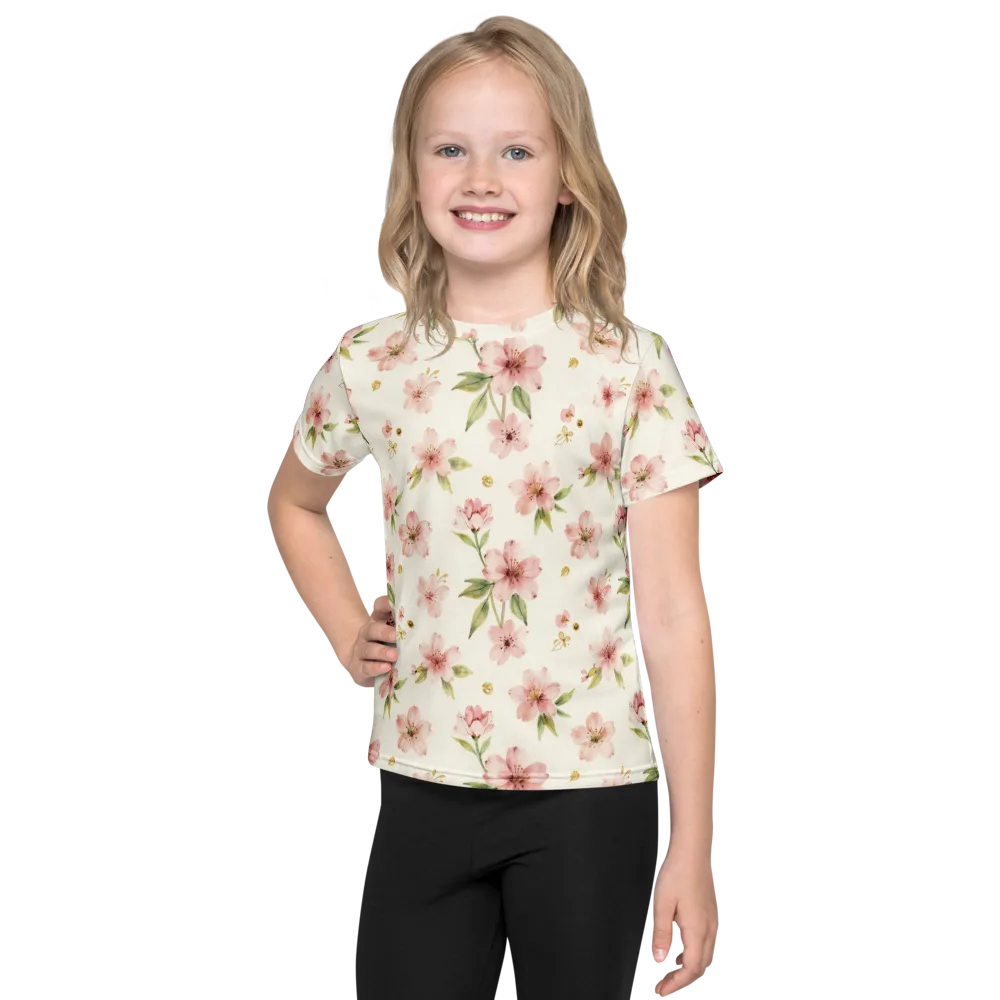 Petal Almanac on Kids Crew Neck T-Shirt — Front