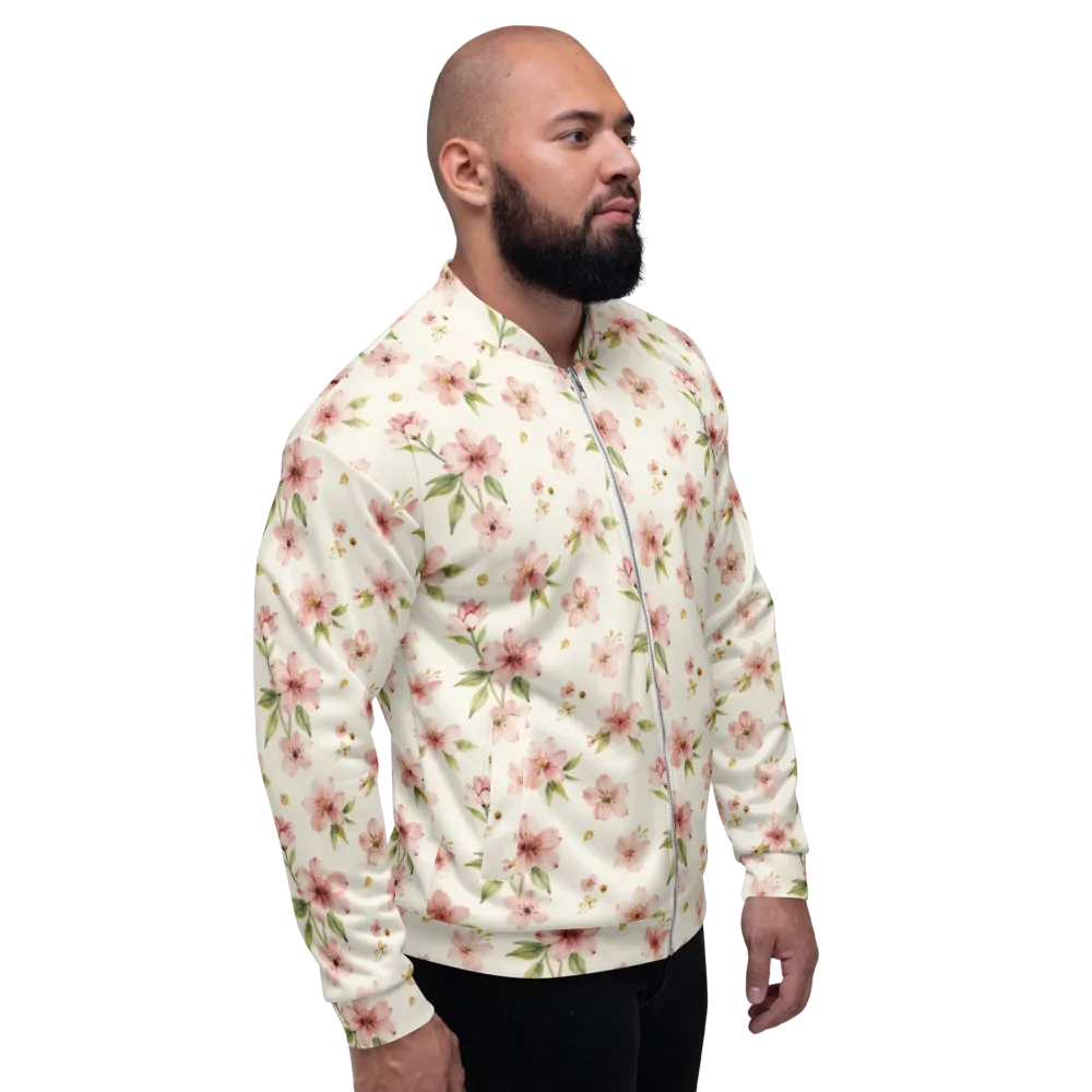 Petal Almanac on Bomber Jacket — Right