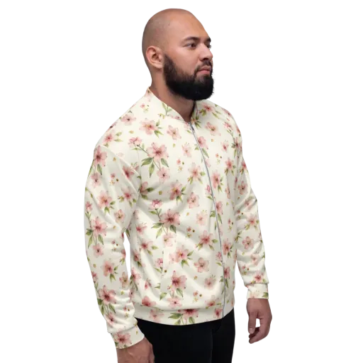Petal Almanac on a Bomber Jacket