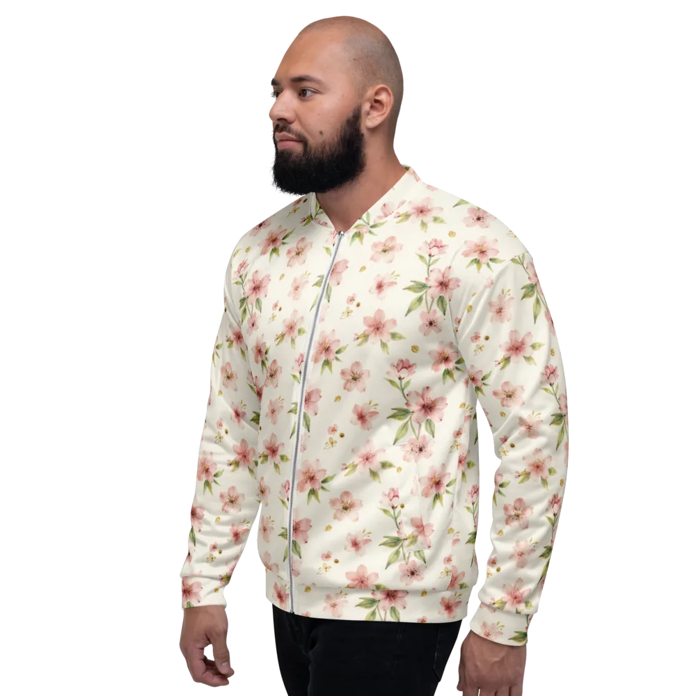 Petal Almanac on Bomber Jacket — Left