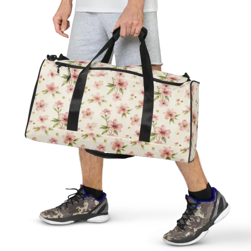 Petal Almanac on a Duffle Bag