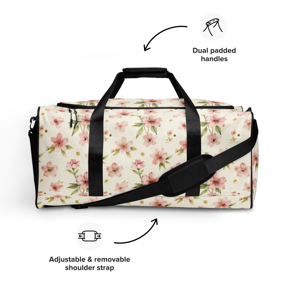 Petal Almanac on Duffle Bag — Front