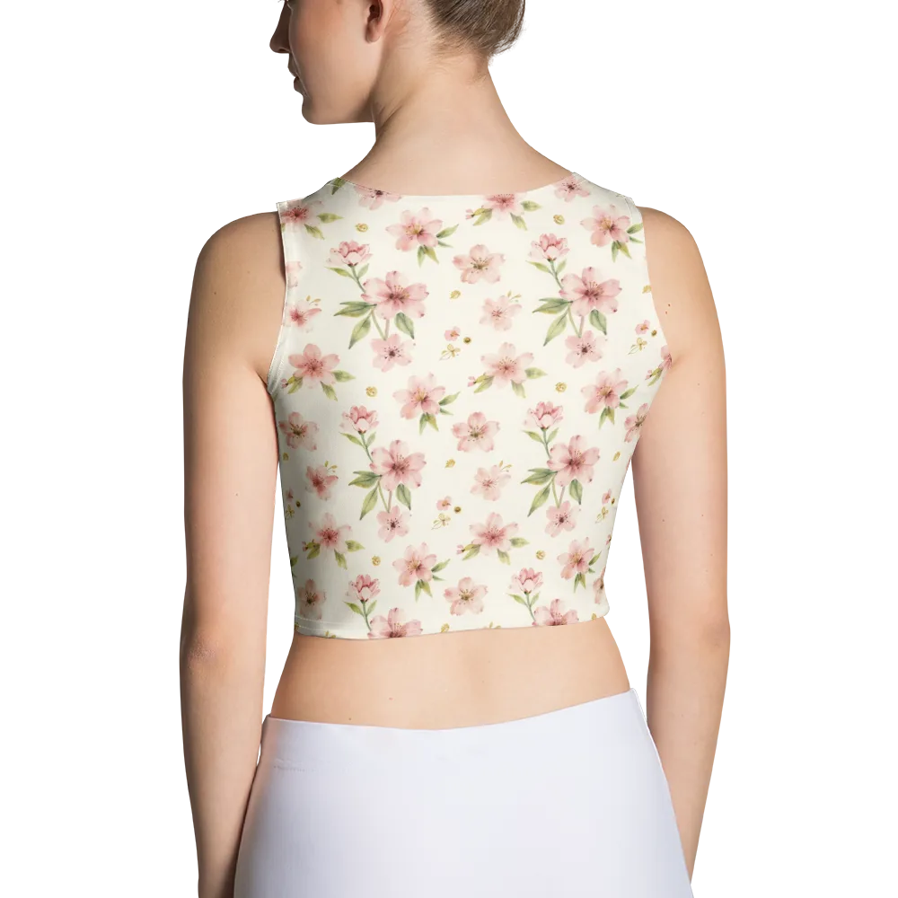 Petal Almanac on Crop Top — Back