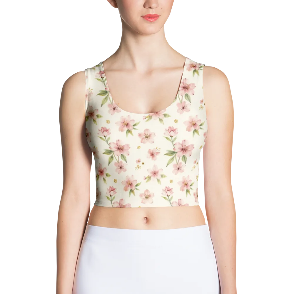 Petal Almanac on Crop Top — Front