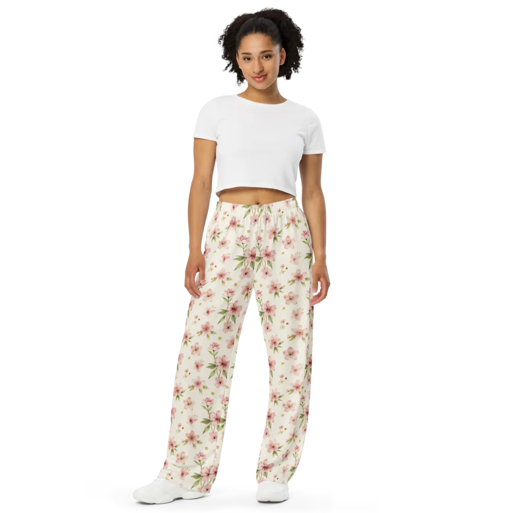 Petal Almanac on Wide-Leg Pants — Front