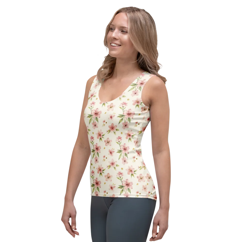 Petal Almanac on Women's Tank Top — Left Front