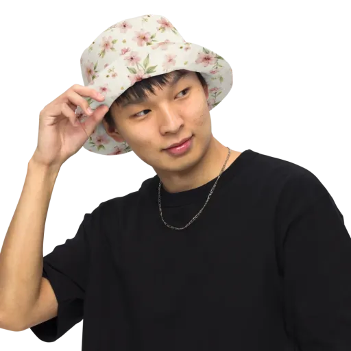 Petal Almanac on a Reversible Bucket Hat