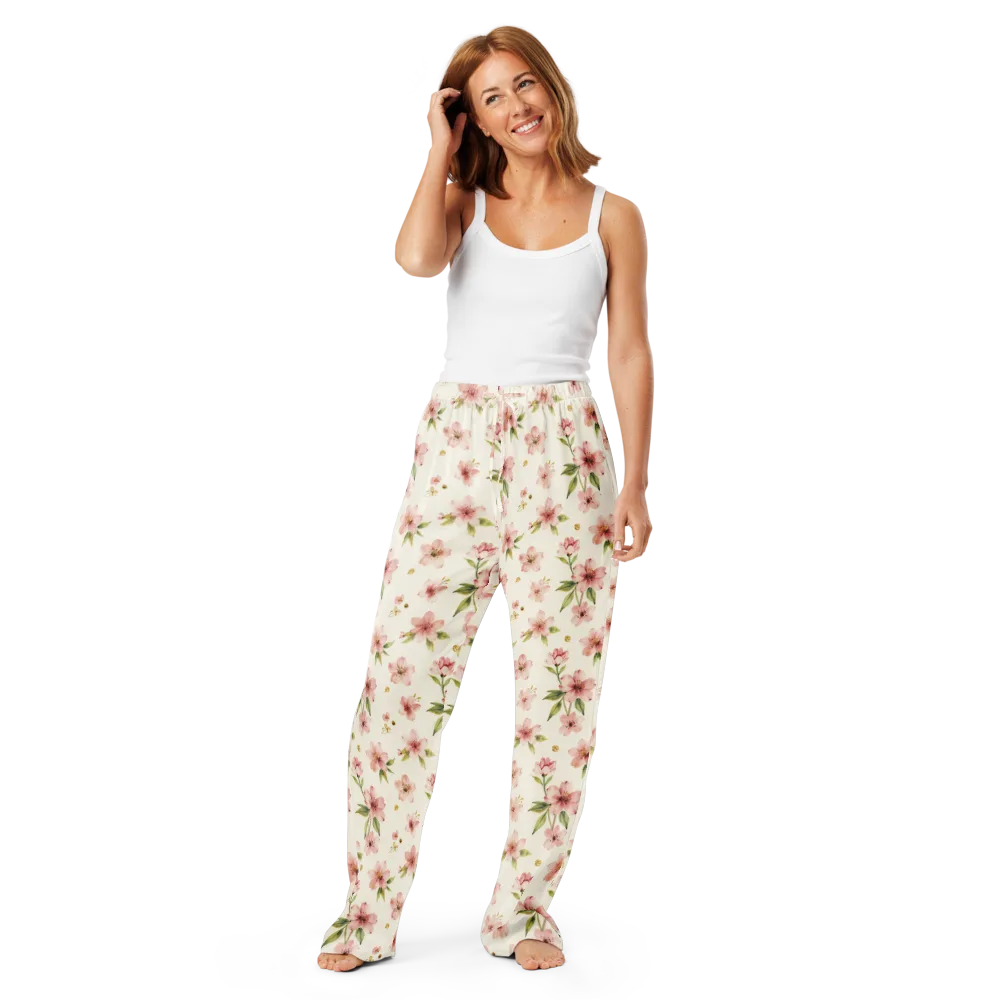 Petal Almanac on Women's Pajama Pants — Front
