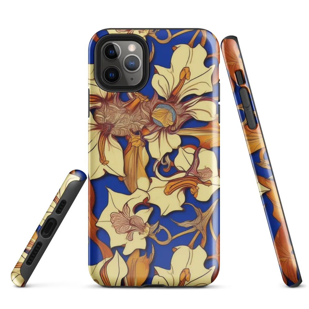 Cobalt Nouveau on Tough Case for iPhone® — Front