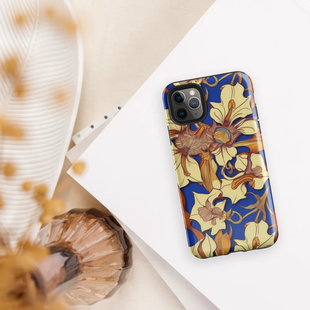 Cobalt Nouveau on Tough Case for iPhone® — Front
