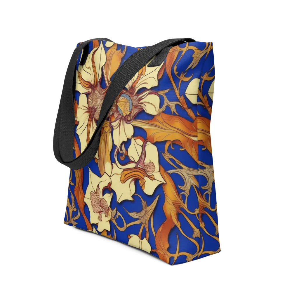 Cobalt Nouveau on Tote Bag — Front