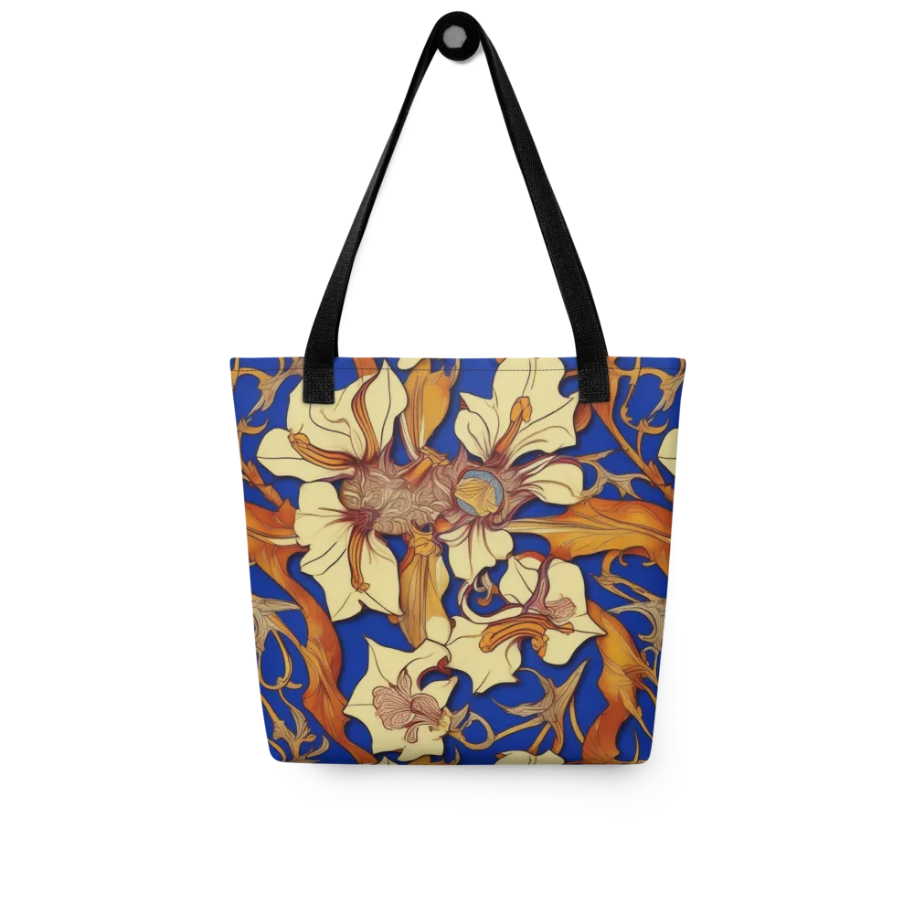 Cobalt Nouveau on Tote Bag — Front