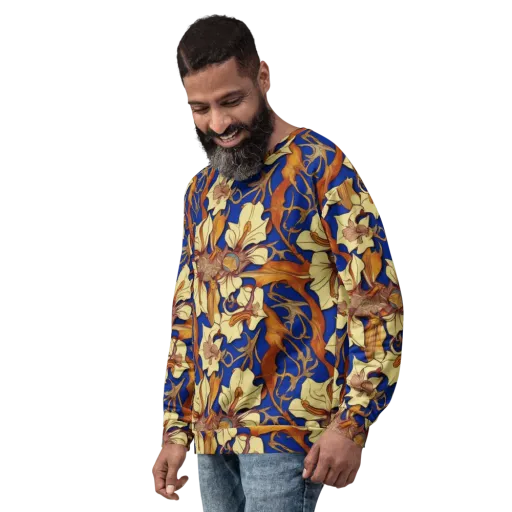 Cobalt Nouveau on a Sweatshirt